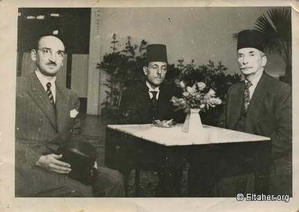 1940 - Ahmad Hilmi Pasha, Eltaher and unknown